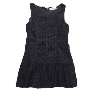 Nectar black mini shift dress, large